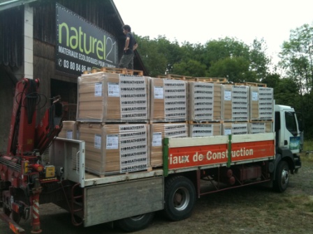 livraison materiaux ecologiques